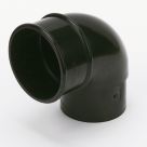FloPlast  92.5° Round Offset Bend Black 68mm