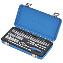 Draper  Mixed Drive Metric Socket Set in Metal Case 38 Pack