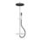 Swirl Gallen Rear-Fed Exposed Chrome Thermostatic Multi-Head Shower