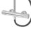 Swirl Gallen Rear-Fed Exposed Chrome Thermostatic Multi-Head Shower