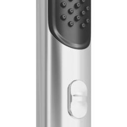 Swirl Gallen Rear-Fed Exposed Chrome Thermostatic Multi-Head Shower