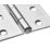Smith & Locke Polished Chrome  Fixed Pin Butt Hinges  100mm x 71mm 2 Pack