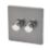 Varilight V-Dim 2-Gang 2-Way  Dimmer Switch  Slate Grey