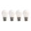 LAP  B22 Mini Globe LED Light Bulb Milky 470lm 2.9W 4 Pack