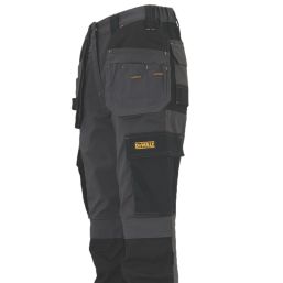 DEWALT Roseville Womens Work Trousers Grey/Black Size 10 31" L