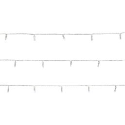 ExtendLite 100 LED Indoor & Outdoor Ice White Connectable String Christmas Light Extension Kit