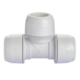 Hep2O  Plastic Push-Fit Equal Keyless Tee 22mm