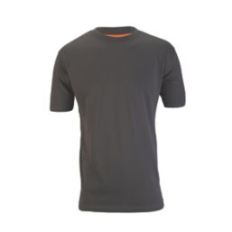 Scruffs  Short Sleeve Worker T-Shirt Black X Large 45.5" Chest