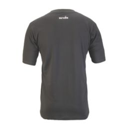 Scruffs  Short Sleeve Worker T-Shirt Black X Large 45.5" Chest