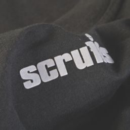 Scruffs  Short Sleeve Worker T-Shirt Black X Large 45.5" Chest
