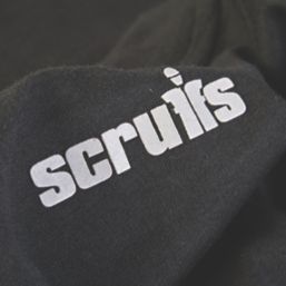 Scruffs  Short Sleeve Worker T-Shirt Black X Large 45.5" Chest