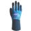 Wonder Grip WG-318 Aqua Gloves Blue Small