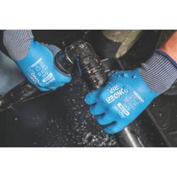 Wonder Grip WG-318 Aqua Gloves Blue Small