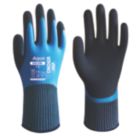 Wonder Grip WG-318 Aqua Gloves Blue Small