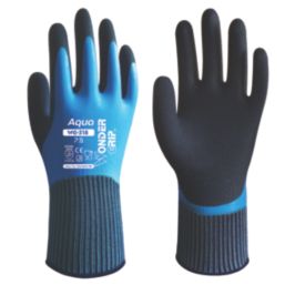 Wonder Grip WG-318 Aqua Gloves Blue Small