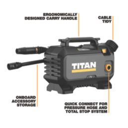 Titan TTB1220PRW 110bar Electric High Pressure Washer 1400W 220-240V