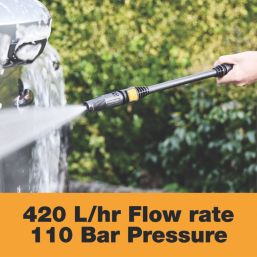 Titan TTB1220PRW 110bar Electric High Pressure Washer 1400W 220-240V