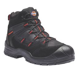 Dickies Everyday    Safety Trainer Boots Black / Red Size 11