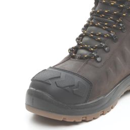 DEWALT Hadley Size 9  Brown Waterproof Steel Toe Cap Safety Boots