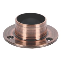 Rothley End Socket Antique Copper 25mm