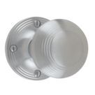 Carlisle Brass Rimmed Mortice Knobs 52mm Pair Satin Chrome