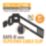 D-Line Safe-D Fire Rated Cable Clips 22-26mm² Black 20 Pack