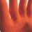 Site  Latex Builders Gloves Orange / Yellow Large