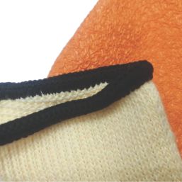 Site  Latex Builders Gloves Orange / Yellow Large