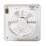 Manrose MG150BH 150mm (6") Axial Kitchen Extractor Fan with Humidistat White 240V
