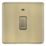LAP  20A 1-Gang 2-Pole Water Heater Switch Antique Brass with LED with Colour-Matched Inserts