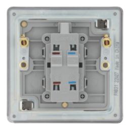 LAP  20A 1-Gang 2-Pole Water Heater Switch Antique Brass with LED with Colour-Matched Inserts