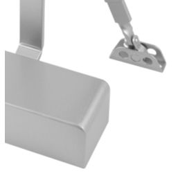 Smith & Locke 2-4 Series Fire Rated Overhead Door Closer Silver