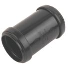 FloPlast Push-Fit Straight Coupler Black 40mm x 40mm