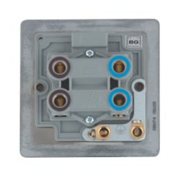 LAP  45A 1-Gang DP Cooker Switch Black Nickel with LED