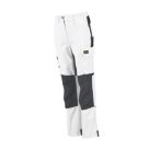 Site Kilani Womens Stretch Trousers White / Grey Size 18 30" L