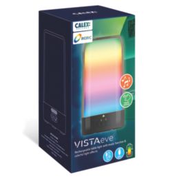 Calex Vista Eve Rechargeable LED Music Mood Light Black