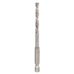 Bosch  Hex Shank Double-Flute Brad Point Wood Drill Bit 5mm x 99mm