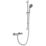 Swirl Slim HP Rear-Fed Exposed Chrome Thermostatic Mixer Shower