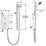 Mira Sport White/Chrome 9kW  Electric Shower