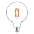 LAP  E27 G125 LED Virtual Filament Light Bulb  806lm 3.8W