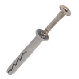 Rawlplug R-FX-N A2 Nylon Hammer-In Fixings 6mm x 45mm 100 Pack