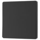 British General Evolve 20A 16AX 1-Gang Intermediate Light Switch Matt Black