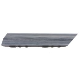 Apollo Grey Composite Right Corner Interlocking Decking Edging 24mm x 0.38m x 0.075m