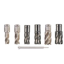 Milwaukee  Carbide Annular Cutter Set 6 Cores