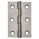 Self-Colour  Fixed Pin Butt Hinges 75mm x 49mm 2 Pack