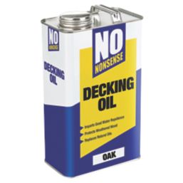 No Nonsense  5Ltr Oak  Decking Oil