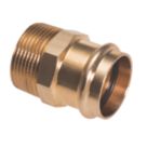 Conex Banninger B Press  Copper Press-Fit Adapting Straight Male Connectors 22mm x 3/4" 5 Pack