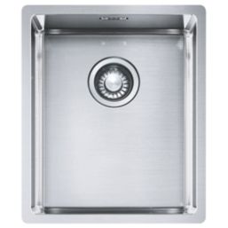 Franke Bari 1 Bowl  Brushed Stainless Steel Kitchen Sink 380mm x 450mm
