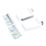 Essentials Cabinet Suspension Brackets White 67mm x 16.5mm x 43mm 2 Pack