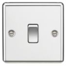 Knightsbridge  10AX 1-Gang Intermediate Switch Polished Chrome
